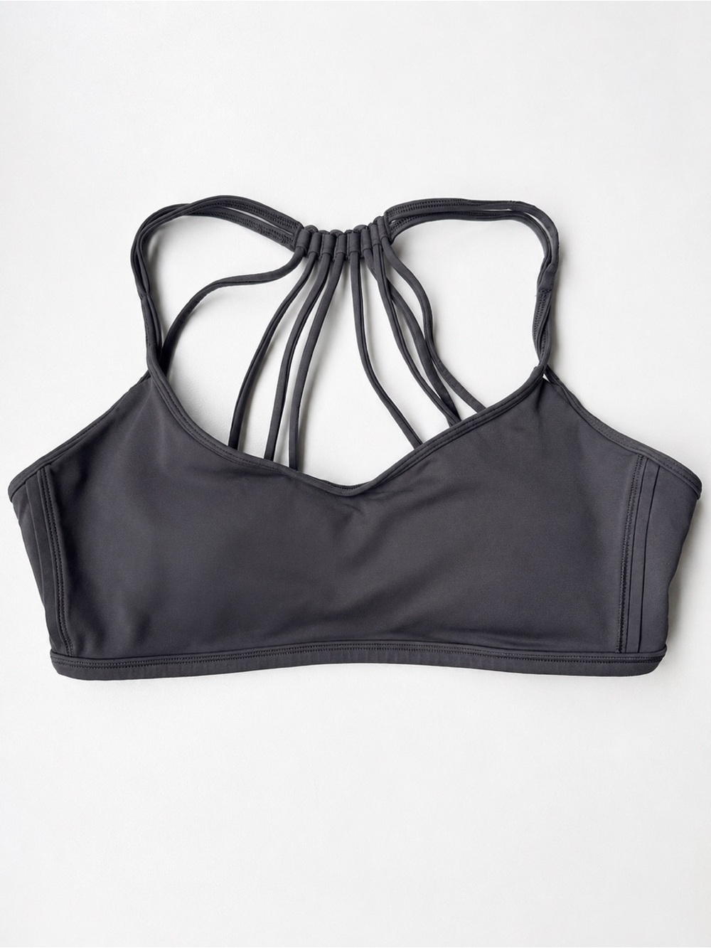 lululemon athletica Black Strappy Back Sports Bra